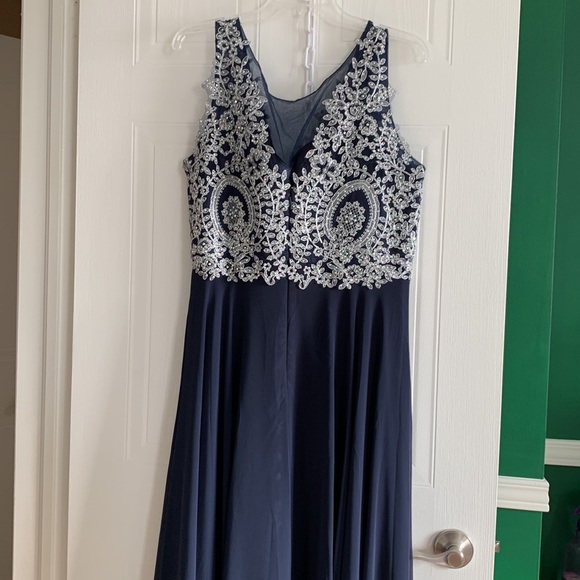 Eva USA Long Embellished Gown - Picture 7 of 12